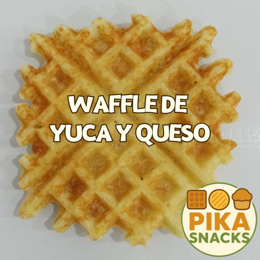Waffle de yuca y queso
